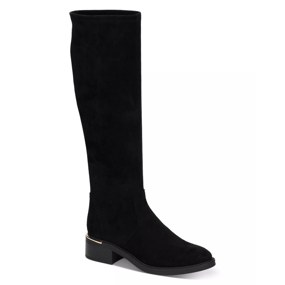 Kenneth Cole New York Levon 2.0 Stretch Boots Round Toe Black Size 6.5 NWOT